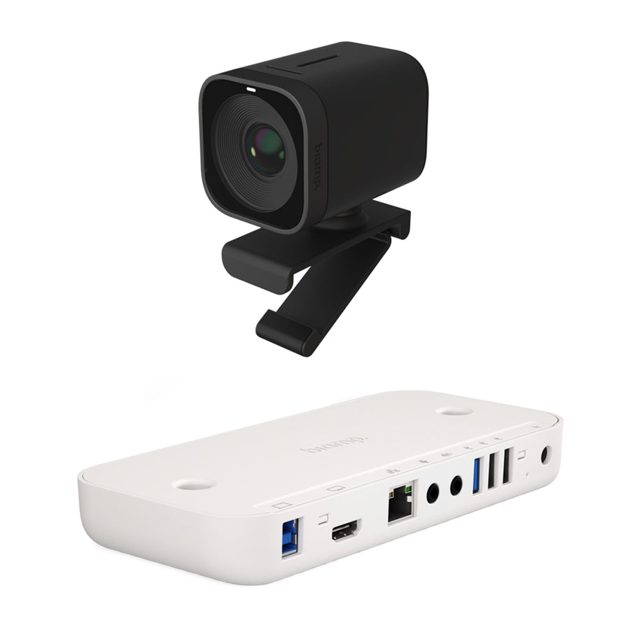 Biamp MRB-S-SCR10 huddle room video conferencing bundle with Devio SCR-10 hub and Vidi 250 camera