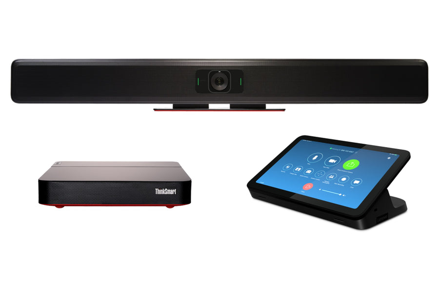 Biamp MRB-VBC 2500a-TSC2DIP-Z Zoom Rooms meeting room bundle with conferencing bar and 10.1-inch touch panel