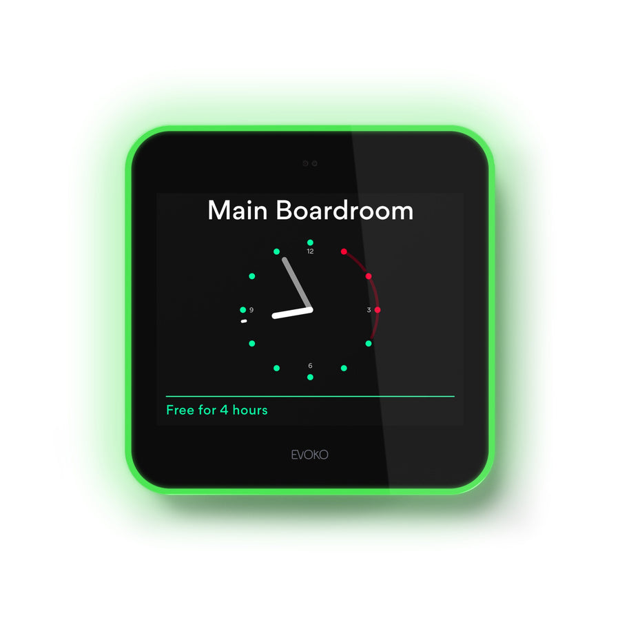 Biamp Evoko Liso Room Manager 910-01969 room booking panel with 8-inch touch display