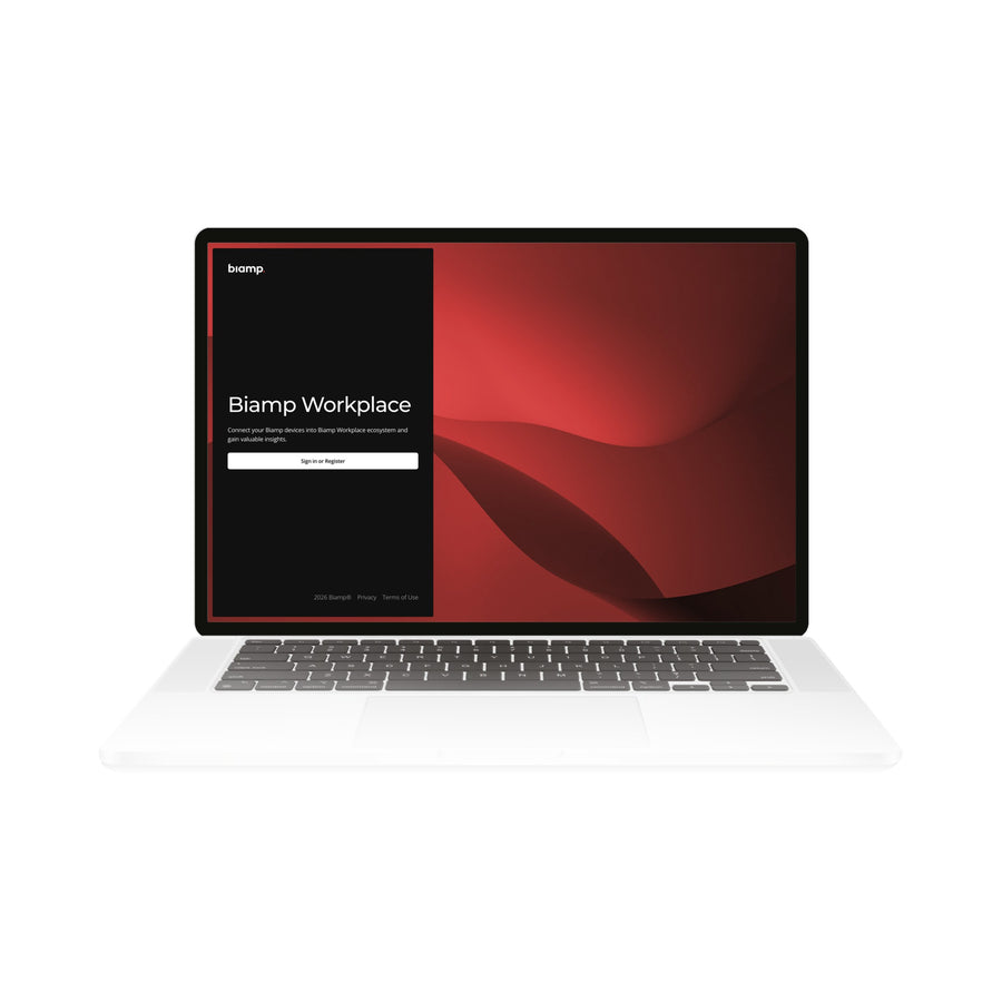 Biamp Workplace 900-10007 cloud AV management platform dashboard
