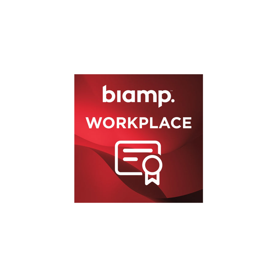 Biamp Workplace 3-Year Booking Plus room booking software, model 900-02274