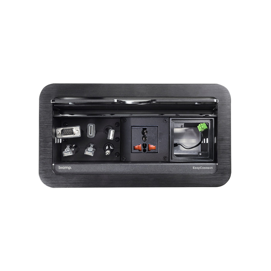 Biamp EasyConnect EC-PKP-CH table cable cubby with CH power connector