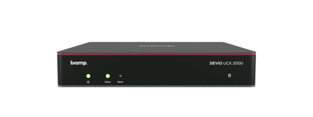 Biamp Devio UCX 2000 meeting room hub for medium and large Microsoft Teams Rooms