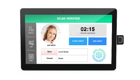 Elo Edge Connect Fingerprint Scanner Black - E134286