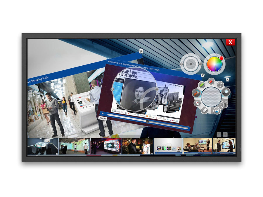NEC MultiSync E705 SST 70-inch interactive flat panel with ShadowSense touch