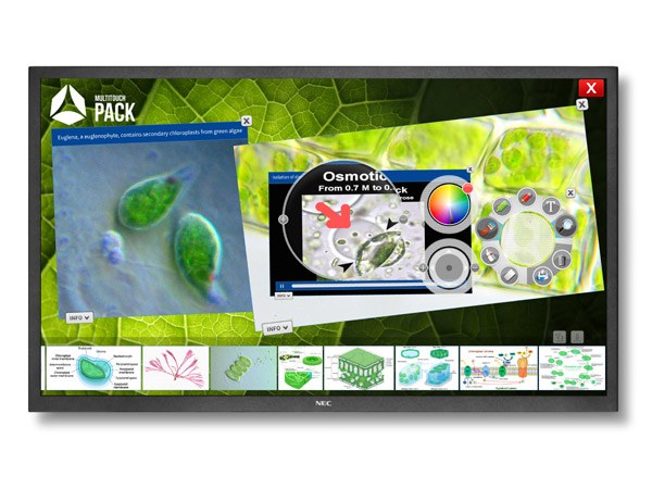 NEC MultiSync V801 IRT 80-inch Full HD infrared touch interactive flat panel