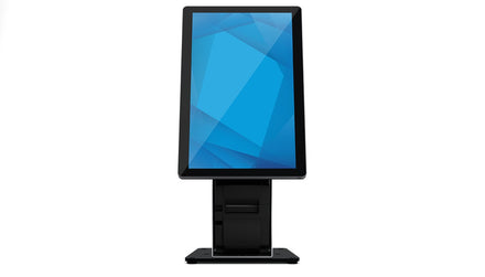 Elo Wallaby self-service kiosk stands with countertop and floor stand options