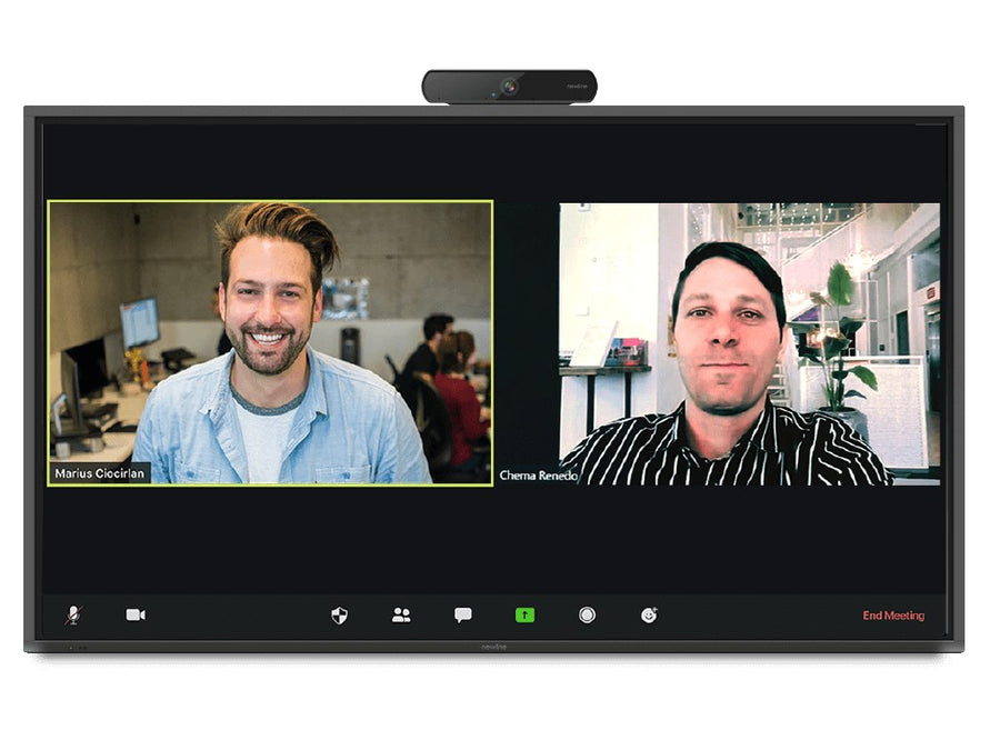 Newline Huddle Cam 4K conference camera with built-in microphones