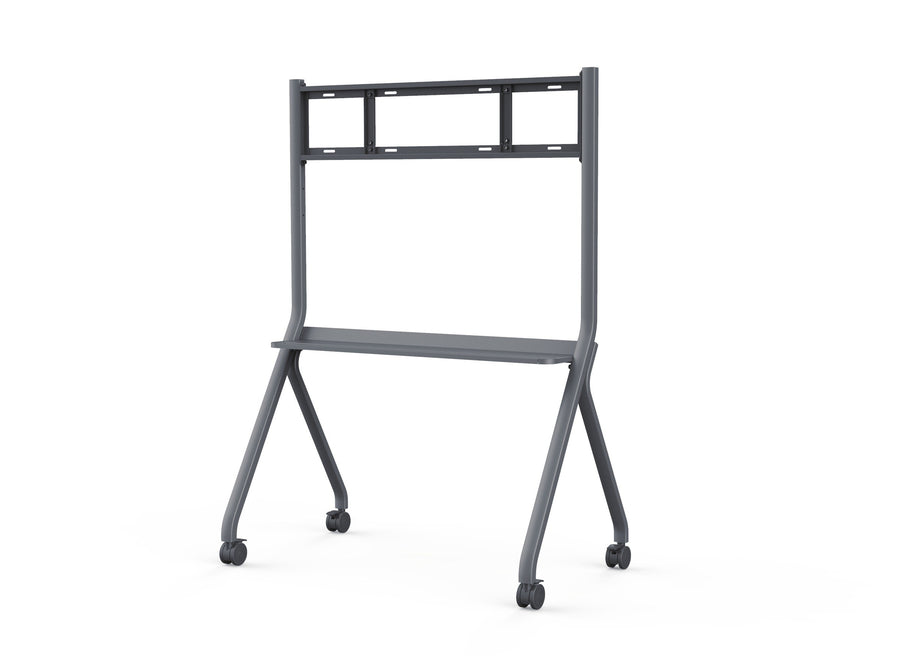 MAXHUB ST33M grey mobile floor stand on casters for interactive flat panels