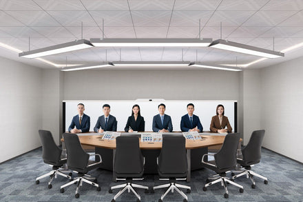 Huawei Immersive Telepresence System TPX6206 TPX6218 with curved LED video conferencing wall