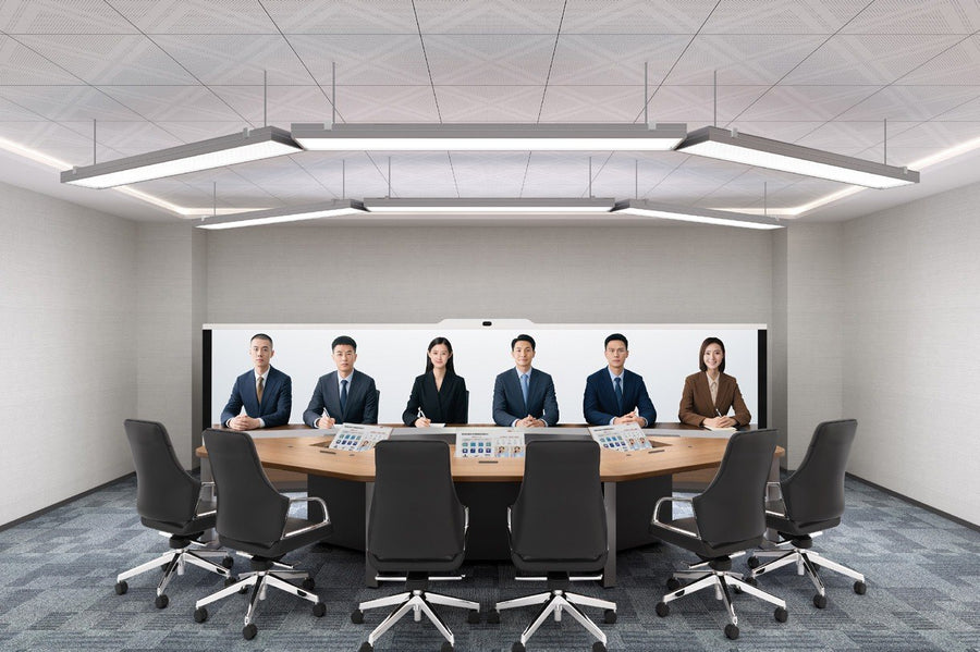 Huawei Immersive Telepresence System TPX6206 TPX6218 with curved LED video conferencing wall