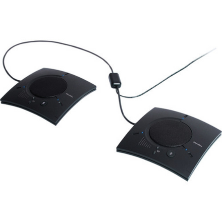 ClearOne 910-156-200-00 Chat Attach 150 - Two (2) CHAT 150 Devices, Connecting Cables and Power Supply