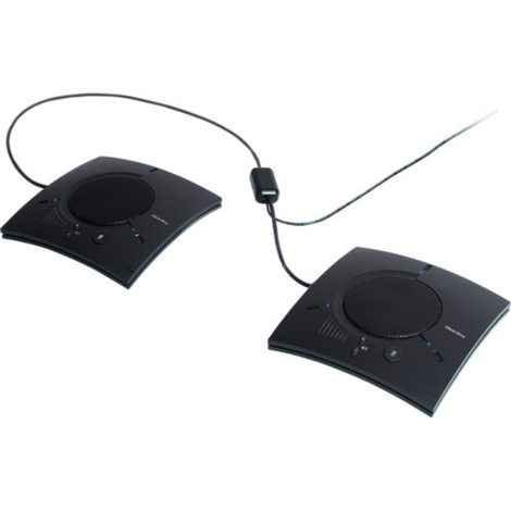 ClearOne 910-156-200-00 2-Pack Chat Attach 150 - Two (2) CHAT 150 Devices, Connecting Cables and Power Supply