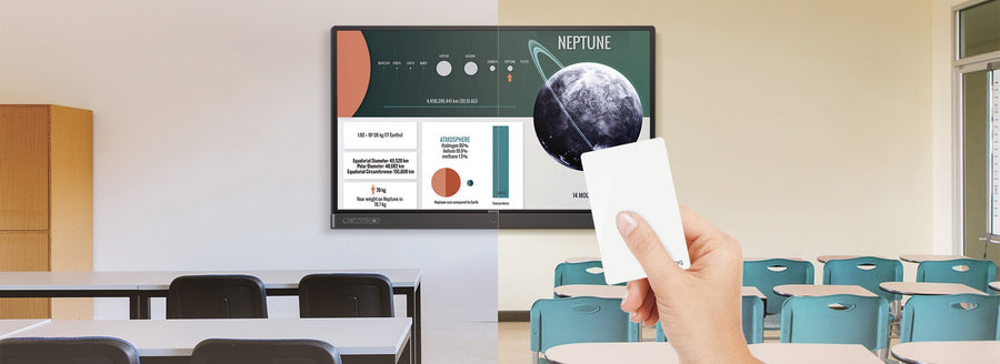 BenQ INY21 NFC login card for interactive displays