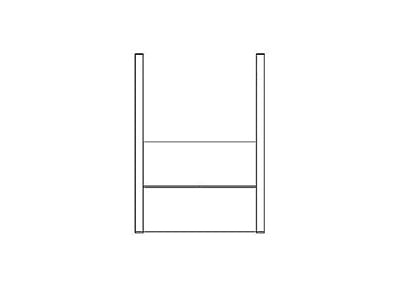 SMART Wall Stand Kit for Single Integrated Flat Panel Displays
