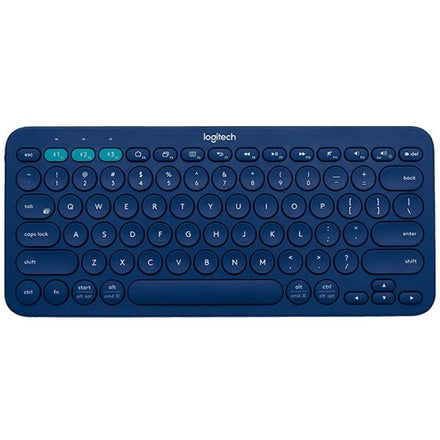 Buy Logitech K380 Multi-Device Bluetooth® Keyboard Blue in Dubai, Sharjah, Abu Dhabi, Ajman, Al Ain, Ras Al Khaimah, Fujairah, Umm al Quwain, UAE