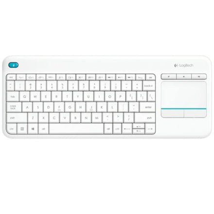 Buy Logitech K400 Wireless Touch Keyboard White in Dubai, Sharjah, Abu Dhabi, Ajman, Al Ain, Ras Al Khaimah, Fujairah, Umm al Quwain, UAE