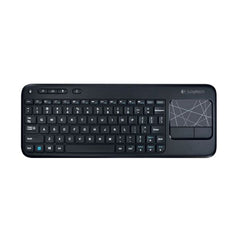 Logitech K400 Wireless Touch Keyboard Dark – Wireless Keyboard with Integrated Touchpad for Seamless Control