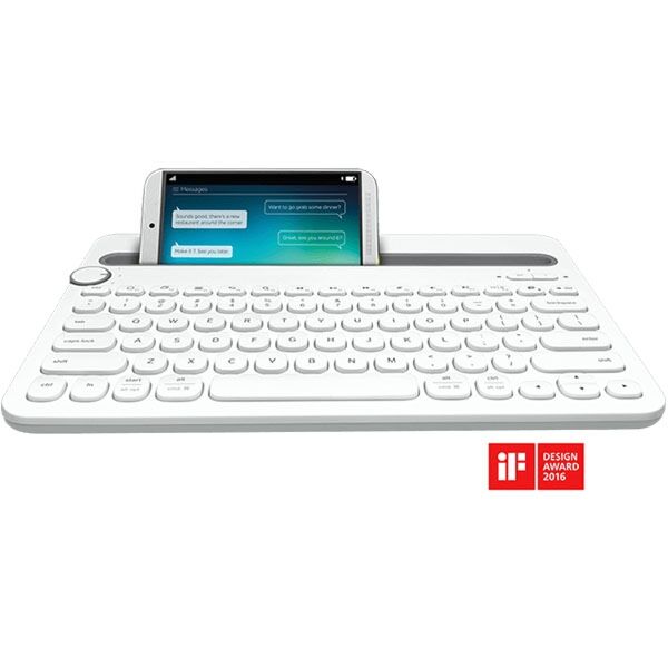 Buy Logitech K480 Bluetooth Keyboard Keyboard White in Dubai, Sharjah, Abu Dhabi, Ajman, Al Ain, Ras Al Khaimah, Fujairah, Umm al Quwain, UAE