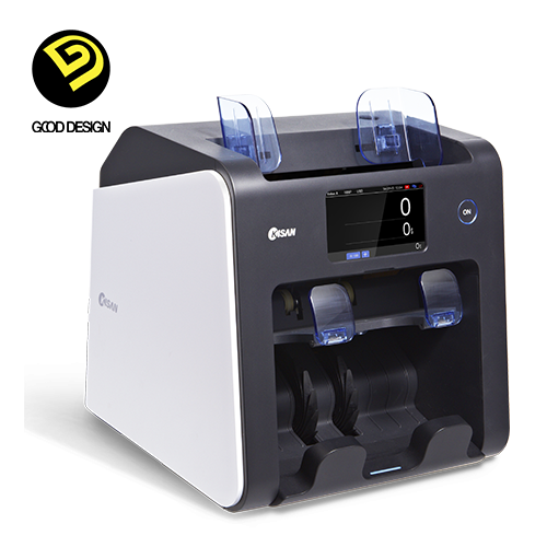 Kisan K2 Compact 1+1 Pocket Value Counter Advanced Cash Counting Machine