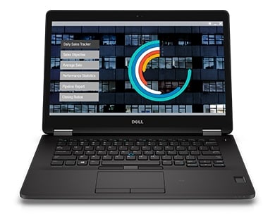 Dell Latitude E7470, Intel Core i7-6600U, Fingerprint Reader and Smart Card Reader, 8GB Memory, 256GB Solid State Drive, Win 10 Pro (Includes Win 10 Pro License)
