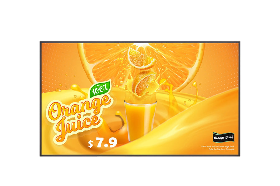 LG 65UH5Q-E 65-inch UHD digital signage display with thin even bezel