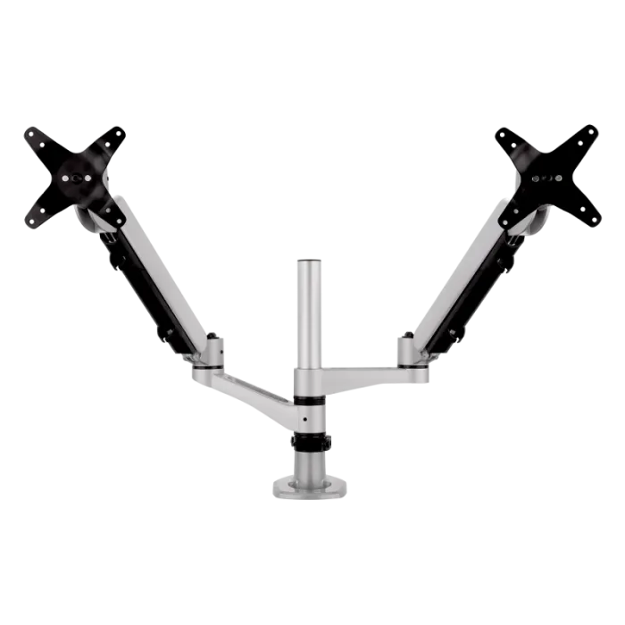 ViewSonic Spring-Loaded Dual Monitor Mounting Arm for Two Monitors up to 27 Inches Each - LCD-DMA-002