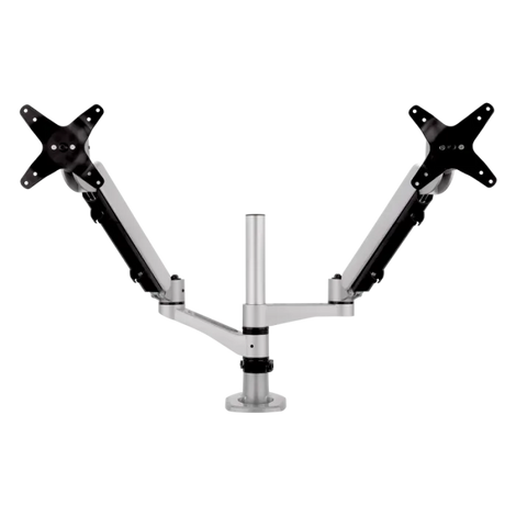 ViewSonic Spring-Loaded Dual Monitor Mounting Arm for Two Monitors up to 27 Inches Each - LCD-DMA-002