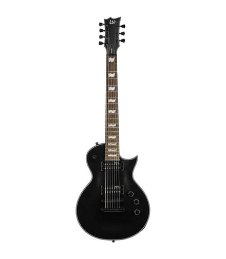 ESP LTD Eclipse EC-257 7-String Guitar, Black Satin Finish Guitar