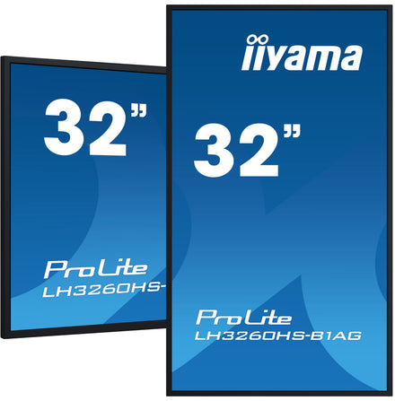 IIYAMA 32" Full HD professional digital signage display with advanced control and connectivity options – ProLite LH3260HS-B1AG
