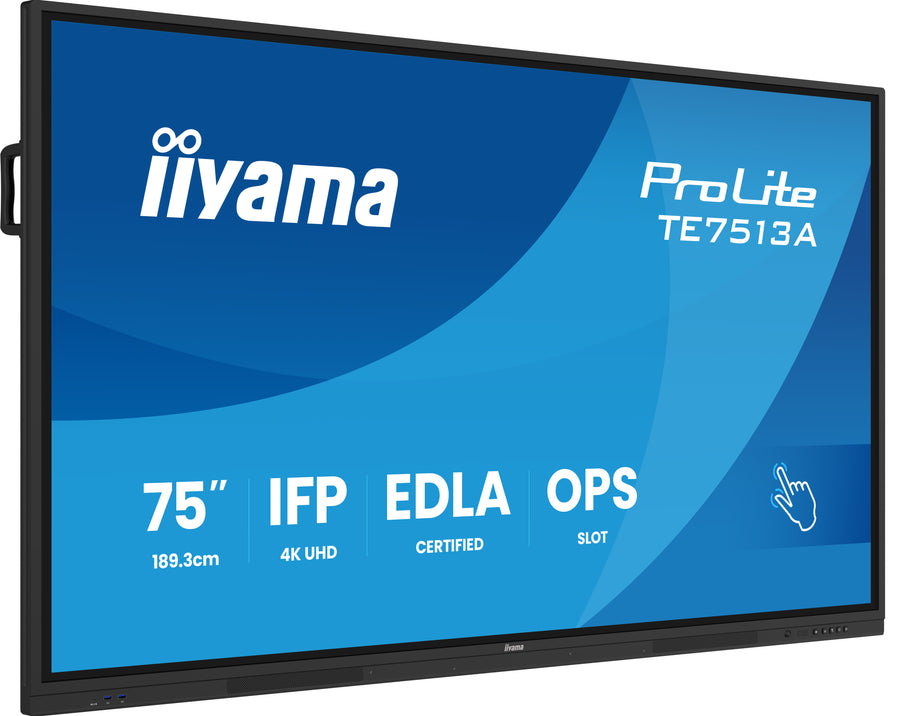 Iiyama 75" Google EDLA Certified IFP - Interactive display for seamless integration and collaboration in education and enterprise