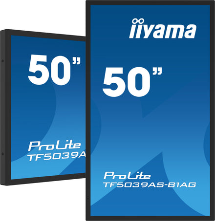 IIYAMA 50" All-in-One PCAP Interactive Display inspired by technology and designed for creative spaces and sharing – ProLite TF5039AS-B1AG