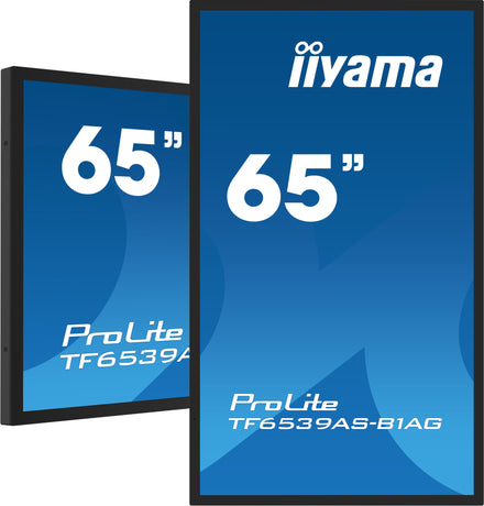 IIYAMA 65" All-in-One PCAP Interactive Display inspired by technology and designed for creative spaces and sharing – ProLite TF6539AS-B1AG