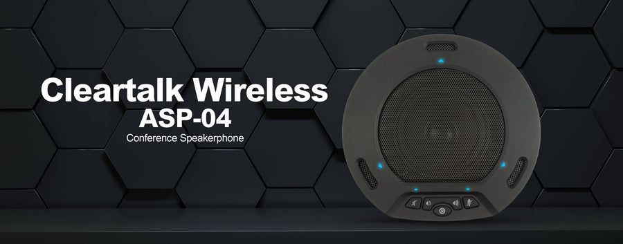 Angekis Cleartalk ASP-04 Wireless Speakerphone System – Premium 2.4GHz Audio for Seamless Conferencing