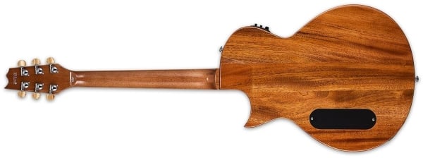 ESP LTL6FMAQMB LTD TL-6 Thinline Acoustic Aqua Marine Burst Finish Guitar
