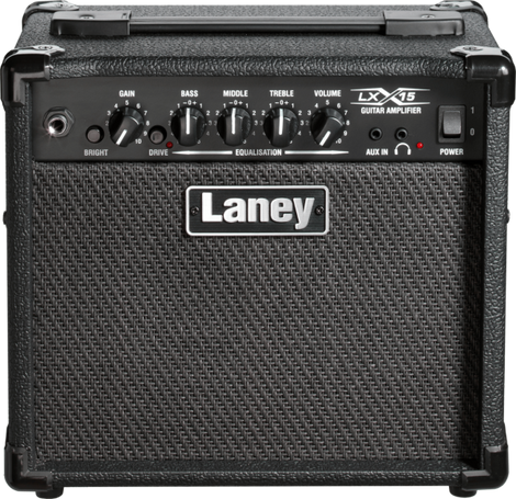 Laney LX15-Blaney On-board Compressor Aux Bass With Guitar Mixer