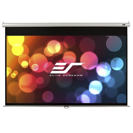Elite Screens M170XWS1 170" Manual Projection Screen – 1:1, MaxWhite