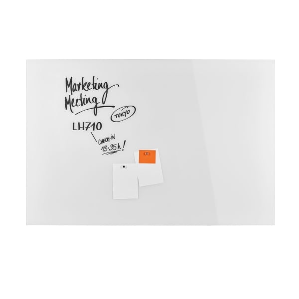 Magnetoplan COP 13404000 Brilliant White 120cm x 90cm Magnetic Glass Boards
