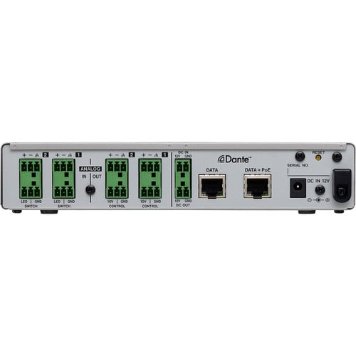 Tascam MM-2D-X 2-Channel Mic/Line Input/Output Dante Converter with Built-In DSP Mixer