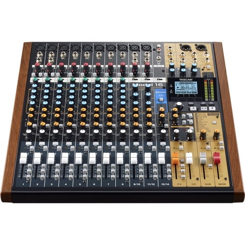 Tascam Model 16 Hybrid 14-Channel Mixer/Multitrack Recorder & USB Audio Interface