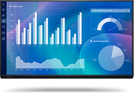 Dell D7523QT 75-inch 4K interactive touch monitor