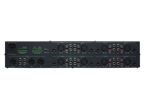 Australian Monitor MX883 8 Channel Stereo Mixer with 8 XLR, 8 RCA Inputs, EQ