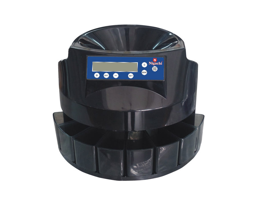 Coin Counter - NC-200CC | Nigachi | High-Speed Coin Counting Machine | SKU: NC-200CC