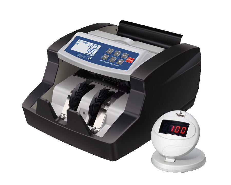 Back Loading Money Counter Machine NC-35UV/MG by Nigachi – High-Speed Currency Counter (SKU: NC-35UV/MG)