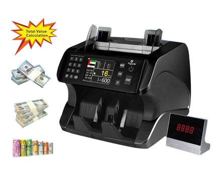Nigachi Front Loading Money Counter NC-9050 UV/MG/IR – UV/MG/IR Detection, SKU: NC-9050