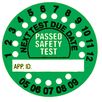 Fluke Pass560R Appliance Pass Labels