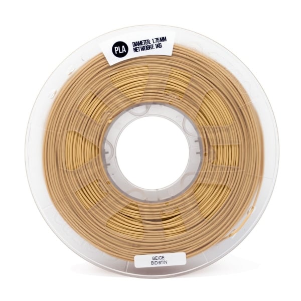 Inland 1.75mm Black PLA 3D Printer Filament Beige