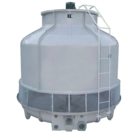 Round Cooling Tower with Up to 1562.4 m³/h Water Flow & Fiberglass Reinforced Structure