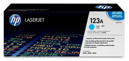 HP 123A Cyan Original LaserJet Cartridge Q3971A