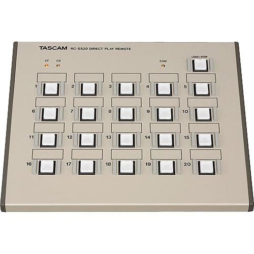 Tascam RC-SS20 Direct Play Remote for Tascam Solid State Recorder